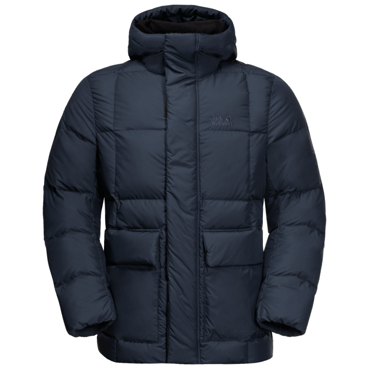 Nočná Modrá Kolekcia Pánska Mrazená Jazerná Bunda Jack Wolfskin