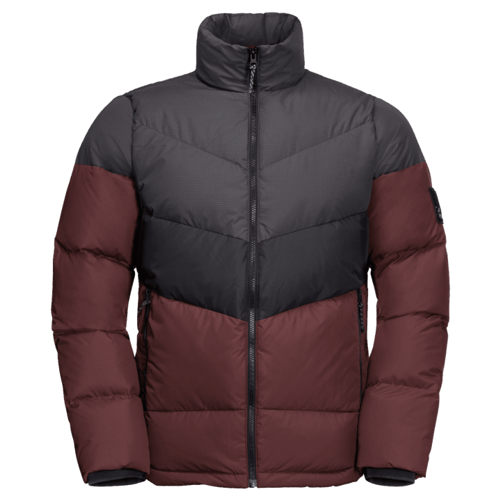 Hot Jack Wolfskin Pánska 365 Nebojácna Páperová Bunda Cordovan červená