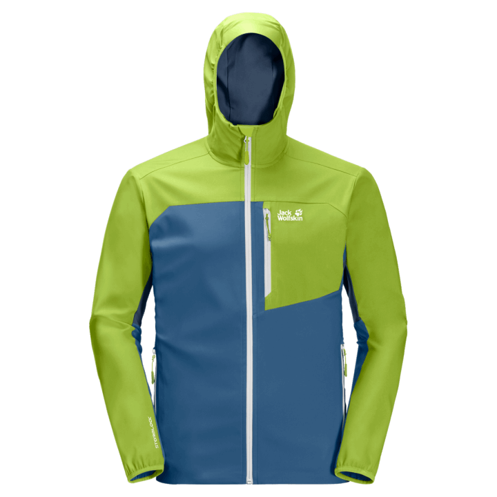 Indigovo Modrý Pánsky šilt Orlí Ii Softshell Jack Wolfskin Zn