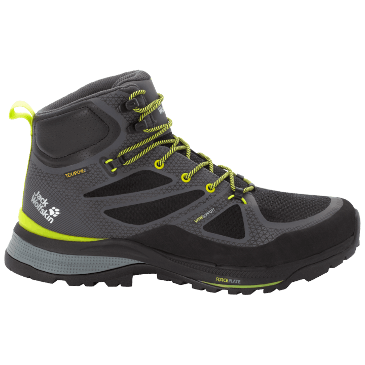 Horúca Tmavošedá-limetková Jack Vlčia Koža Pánska Force Striker Texapore Stred