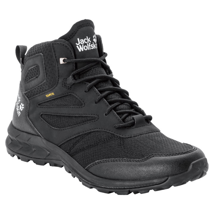 Pánske Kolekcie Woodland Texapore Mid Black Jack Wolfskin