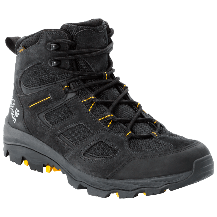 Jack Wolfskin Pánske Vojo 3 Texapore Mid New Black-burly Yellow Xt