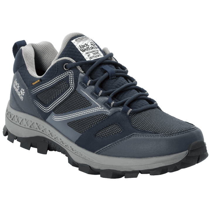 Tmavomodro-šedá Jack Wolfskin Pánska Downhill Texapore Nízka Kolekcia