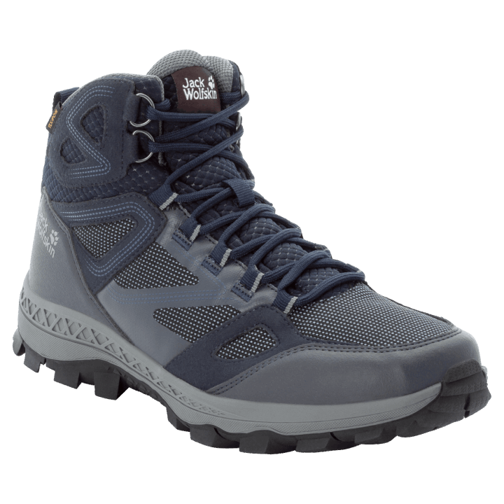 Tmavomodro-modré Kolekcie Jack Wolfskin Pánske Downhill Texapore Stred