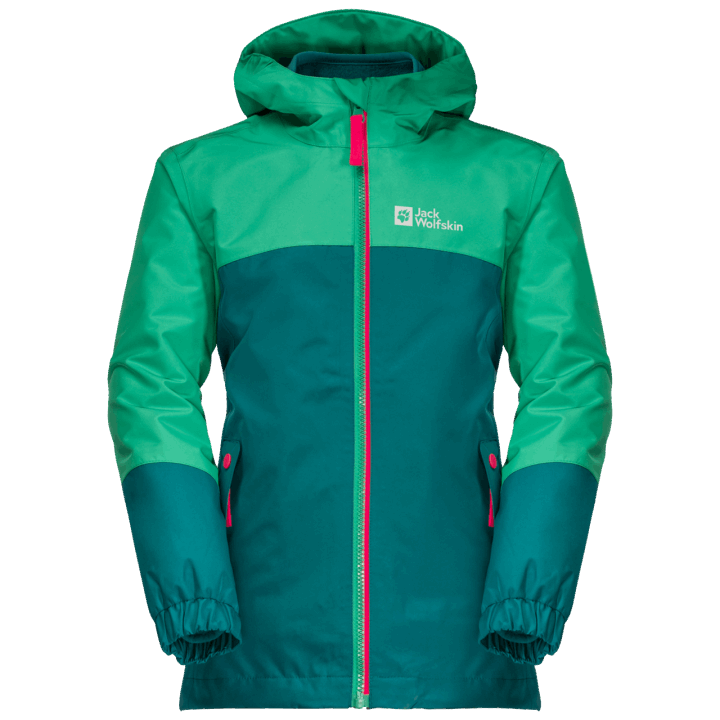 Jack Wolfskin Best Dievčenská Islandská Bunda 3v1 Bay Blue