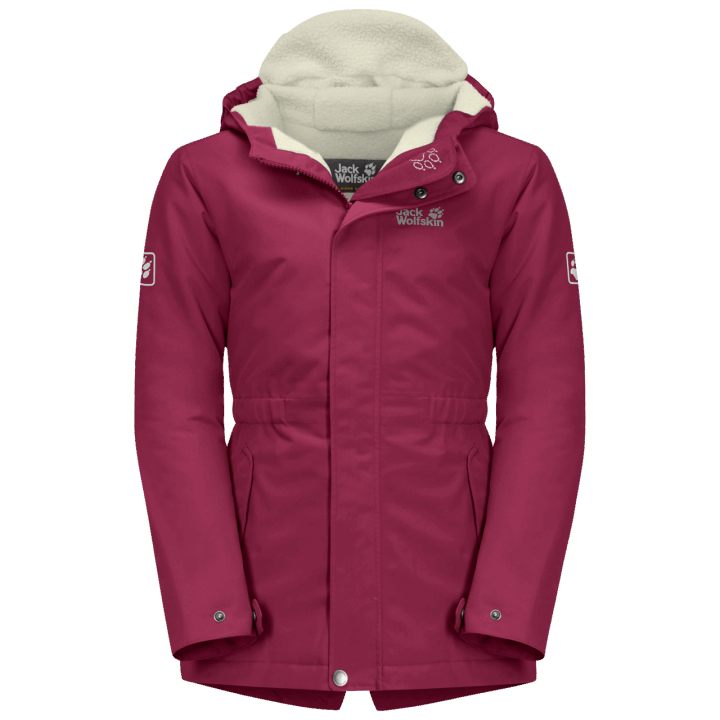 Jack Vlčia Koža Tmavo Rubínová Najlepšia Dievčenská útulná Medvedí Bunda