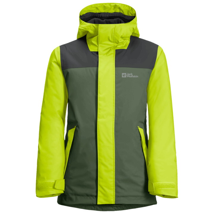 Detská ľadová Horská Bunda Tymiánovo Zelená Hot Jack Vlčia Koža