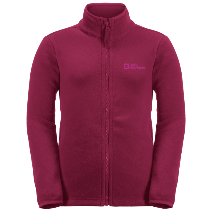 Jack Wolfskin Detská Taunus Bunda Značky Dark Ruby