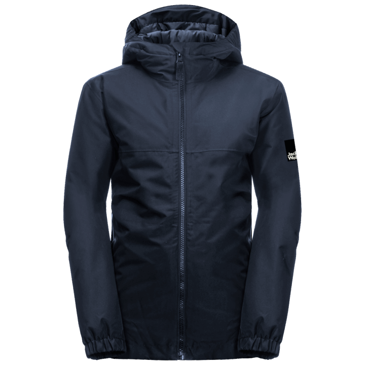 Nočná Modrá Mládež Duch 2l Zateplená Bunda Jack Wolfskin Nová