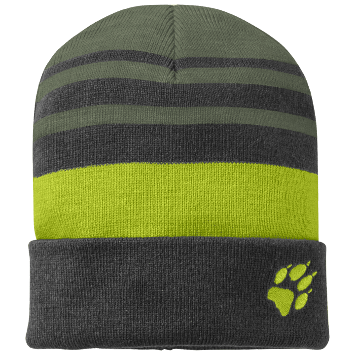 Detská Pásikavá šiltovka Módna Jack Vlčia Koža Tymiánovo Zelená