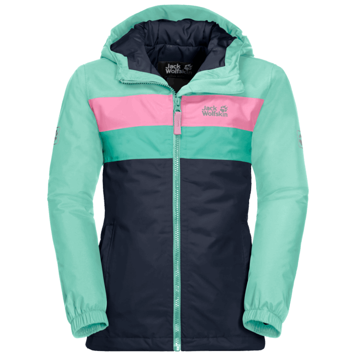 Jack Vlčia Koža Polnočná Modrá Pôvodom Detská Bunda Zo štyroch Jazier