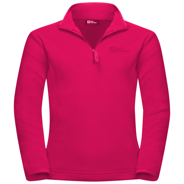 Jack Vlčia Koža Detská Taunus Halfull-zipip Pink Dahlia Hot