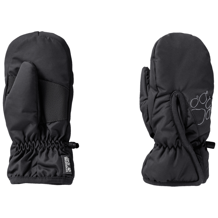 Nové čierne Detské Rukavice S Jednoduchým Vstupom Jack Vlčia Koža