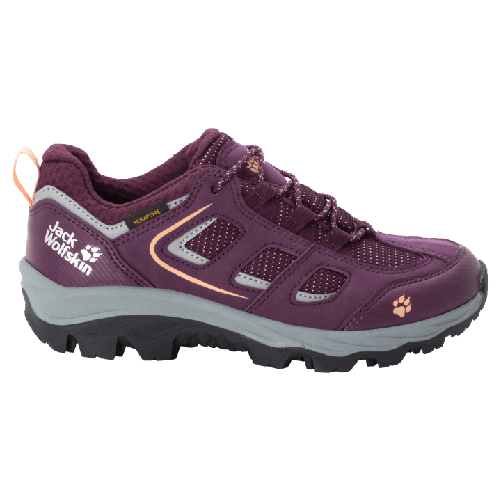 Detské Vojo Texapore Nízka Značka Fialovo-koralová Jack Vlčia Koža