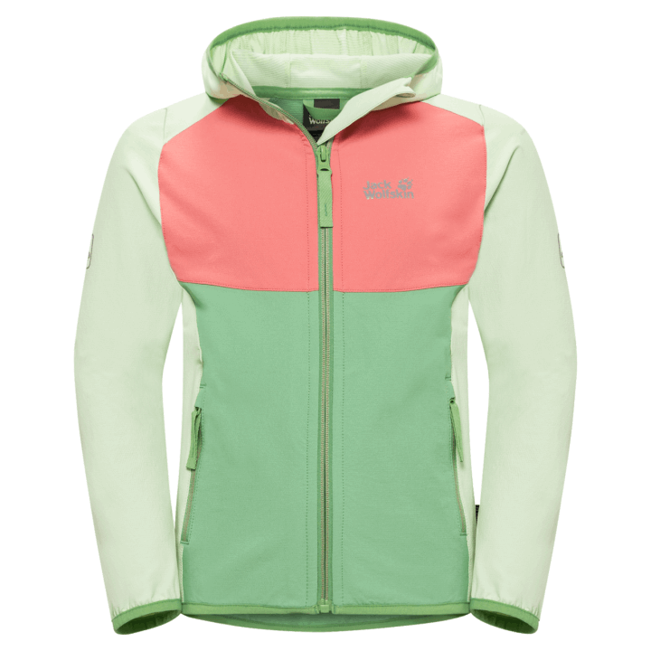 Jack Wolfskin Dievčenské Turbulencie Zelené More Nové