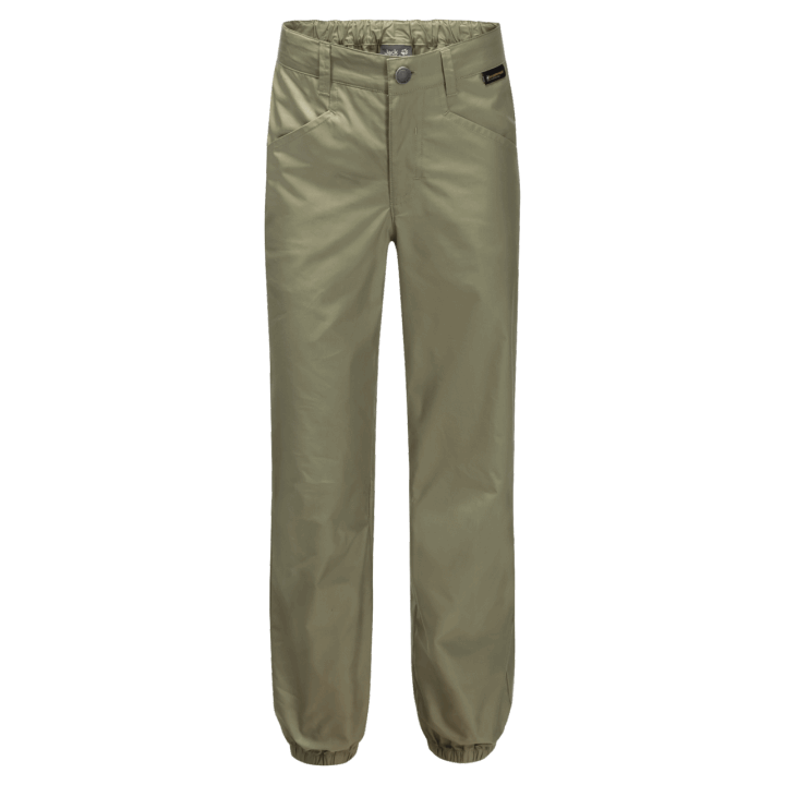Detské Nohavice Pri Jazere Z Kolekcie Khaki Jack Wolfskin