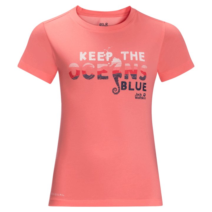 Jack Vlčia Koža Marhuľa Koral Detská Oceánska Vlna T Best