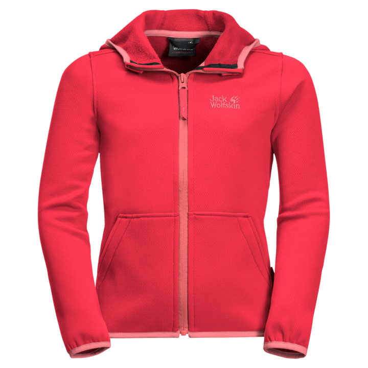 Tulipán červená Jack Vlčia Koža Pôvod Detská Kiewa Bunda