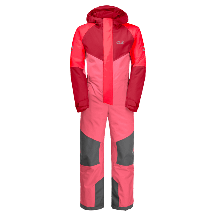 Kolekcia Jack Wolfskin Detská Skvelá Snehová Kombinéza Koralovo Ružová