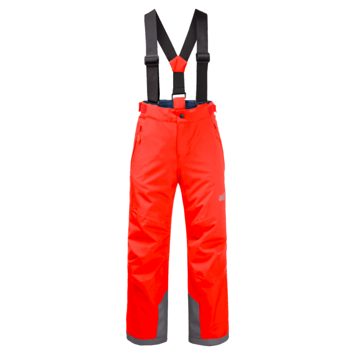 Kolekcia Blikajúca červená Jack Wolfskin Detské Skvelé Snehové Nohavice