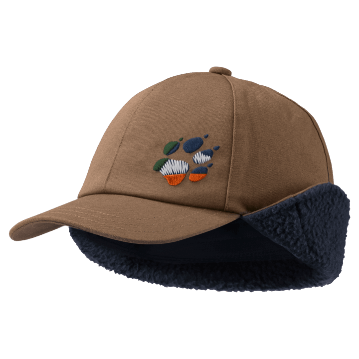 Značka Jack Wolfskin Detská Stormy Whiteville čiapka Orechová Hnedá