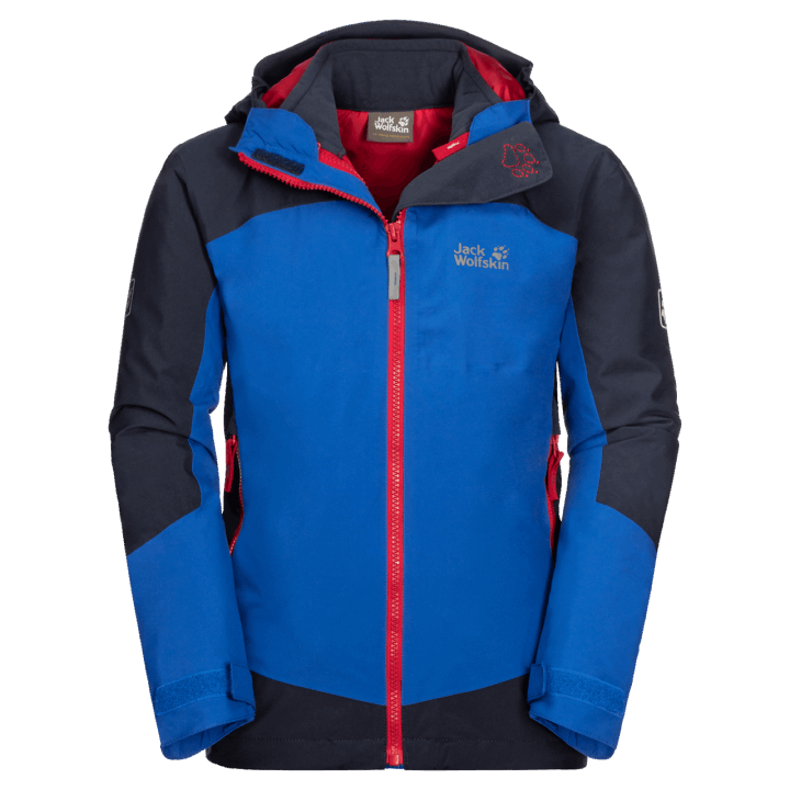 Jack Wolfskin Detská Bunda Ropi 3v1 Pobrežná Modrá Best