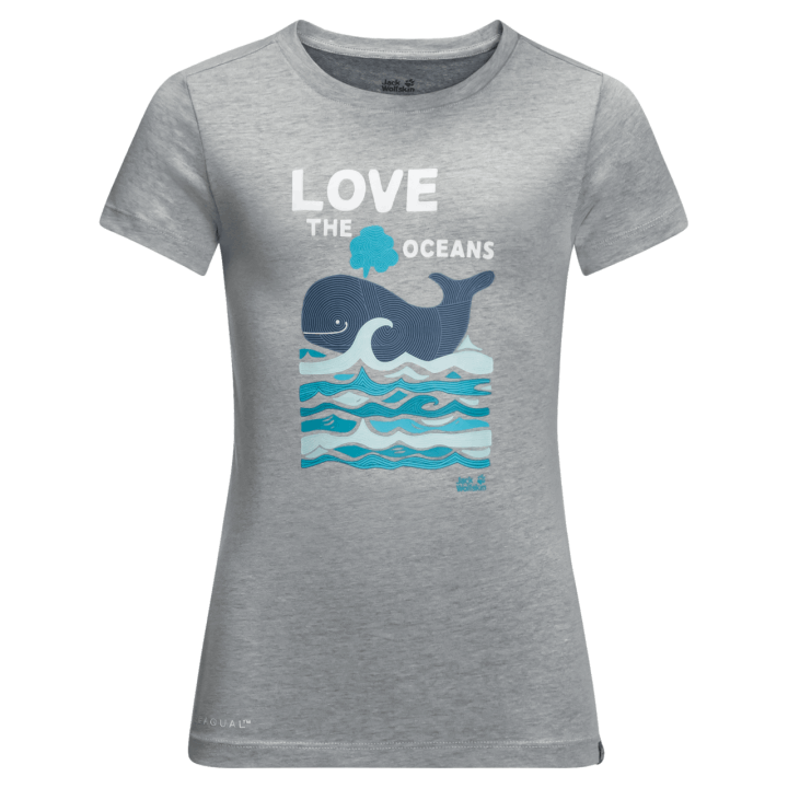 Bridlicovo Sivá Jack Vlčia Koža Detská Ocean T Kolekcia